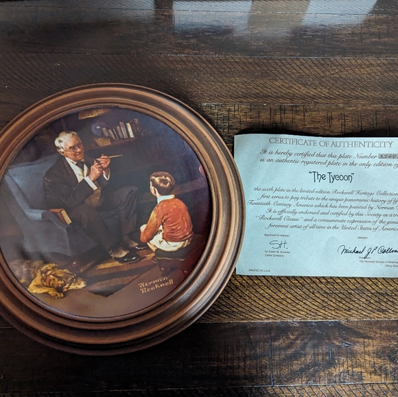 Norman Rockwell Heritage Collection Plates - Picture 3 of 9